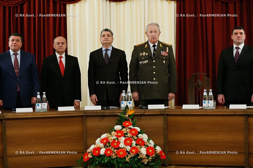 Правительство РА: Торжественное заседание, посвященное дню сотрудников органов национальной безопасности