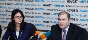 Press conference of Alexander Markarov and Anna Mkrtchyan