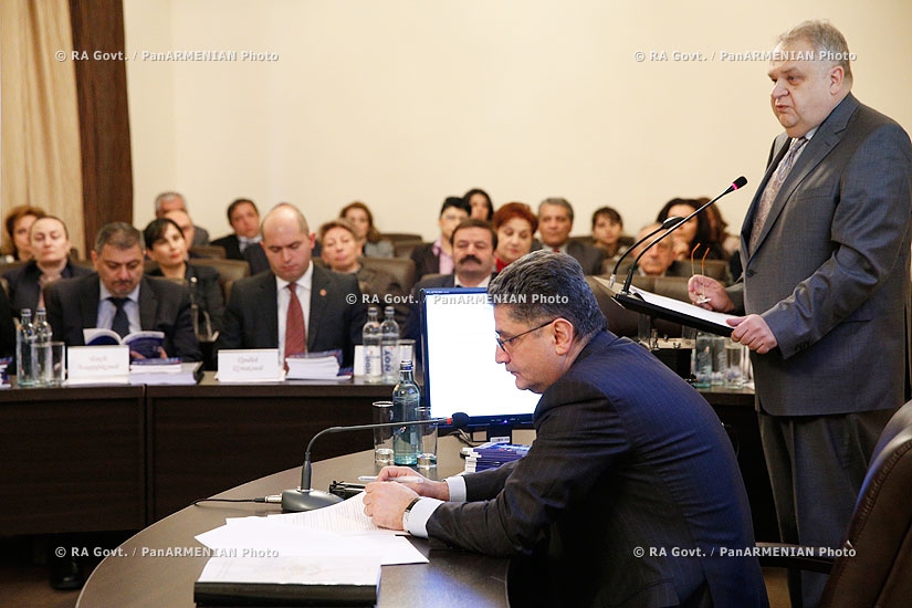 RA Govt: The final meeting of the Council of Armenian State Pedagogical University