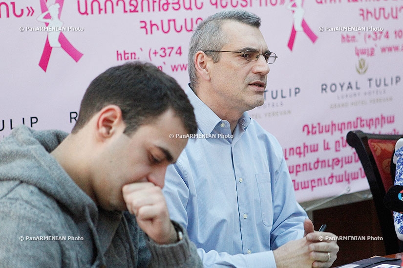 Press conference of Regional Studies Center Director Richard Giragosian 