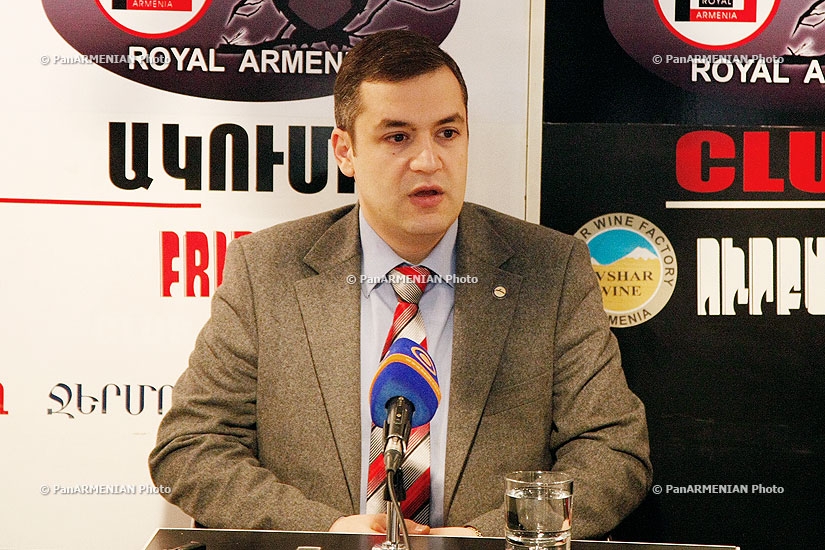 Press conference of Tigran Urikhanyan, deputy from the “Prosperous Armenia” party