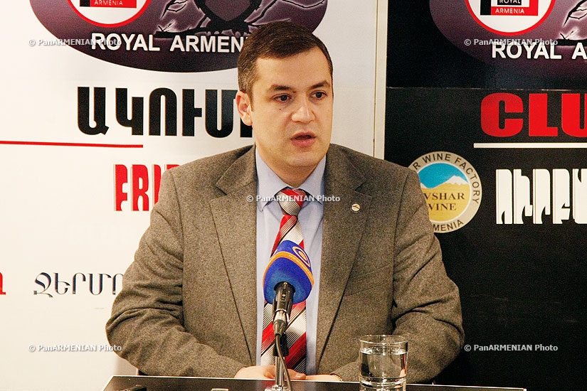 Press conference of Tigran Urikhanyan, deputy from the “Prosperous ...