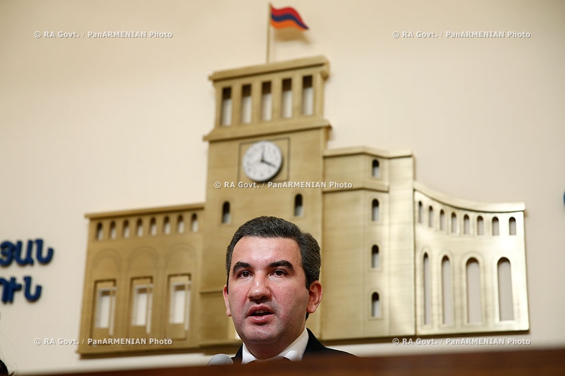 RA Govt. Press conference of RA State Commission for the Protection of Economic Competition Artak Shaboyan