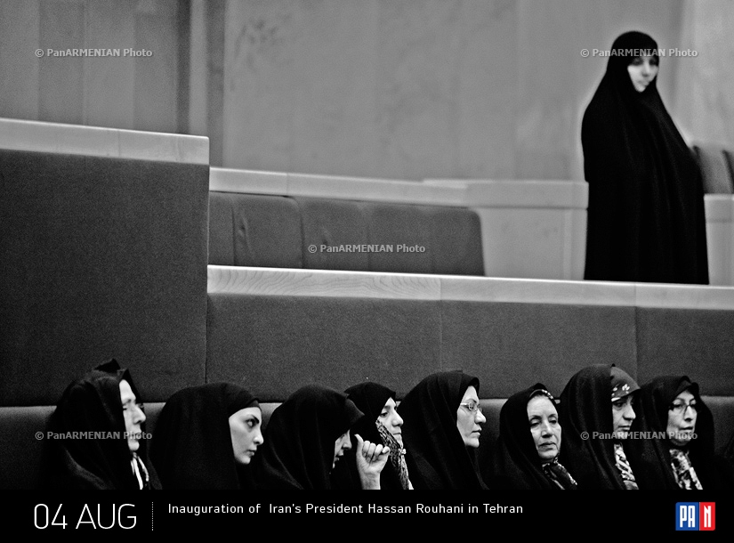 Իրանի նախագահ Հասան Ռոհանիի երդմնակալության արարողությունը Թեհրանում