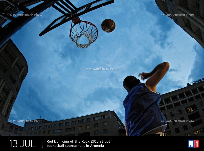 Red Bull King of the Rock 2013 street basketball tournament in Armenia
