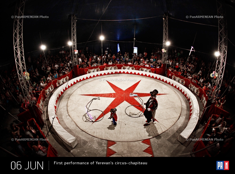 First performance of Yerevan’s circus-chapiteau  