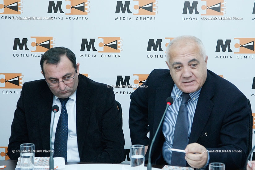 ՀՀԴ-ից Արծվիկ Մինասյանի, ԲՀԿ-ից Ստեփան Մարգարյանի և ՀԱԿ-ից Վահագն Խաչատրյանի մամուլի ասուլիսը
