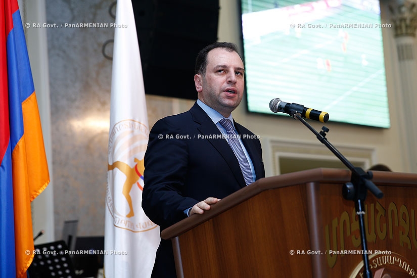 ՀՀ կառավարություն. Հայաստանի լավագույն 10 մարզիկները պարգևատրվել են վարչապետ Տիգրան Սարգսյանի կողմից