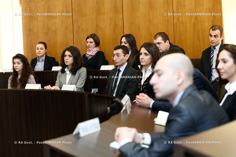 ՀՀ կառավարություն. Վարչապետ Տիգրան Սարգսյանի  դասախոսությունը ԱԳՆ դիվանագիտական դպրոցում