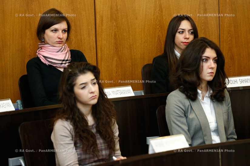 ՀՀ կառավարություն. Վարչապետ Տիգրան Սարգսյանի  դասախոսությունը ԱԳՆ դիվանագիտական դպրոցում