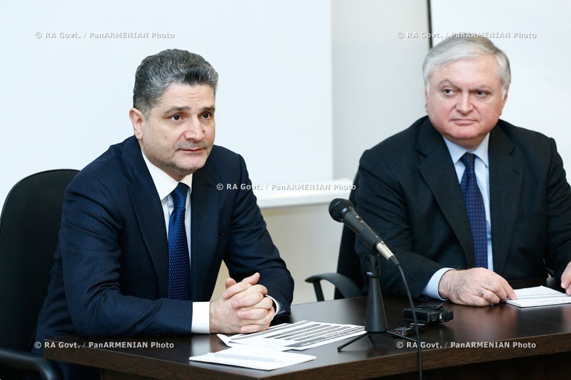 ՀՀ կառավարություն. Վարչապետ Տիգրան Սարգսյանի  դասախոսությունը ԱԳՆ դիվանագիտական դպրոցում