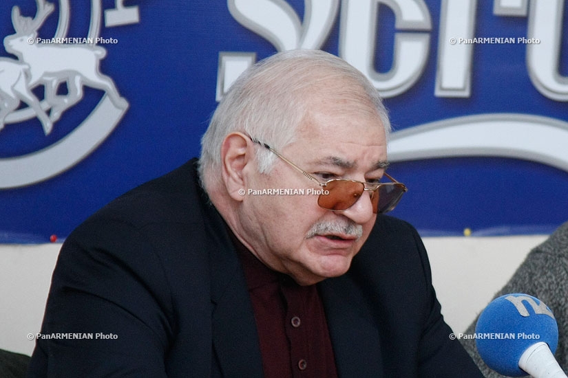 Press conferenc eof the head of Noravank Foundation Gagik Harutyunyan 