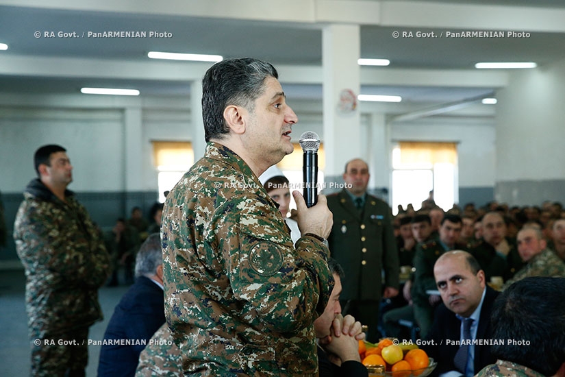 ՀՀ կառավարություն․ Վարչապետ Տիգրան Սարգսյանի այցը ՀՀ ՊՆ N զորամաս