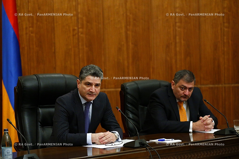 RA Govt. Committee meeting on organization of funeral of architect Jim Torosyan