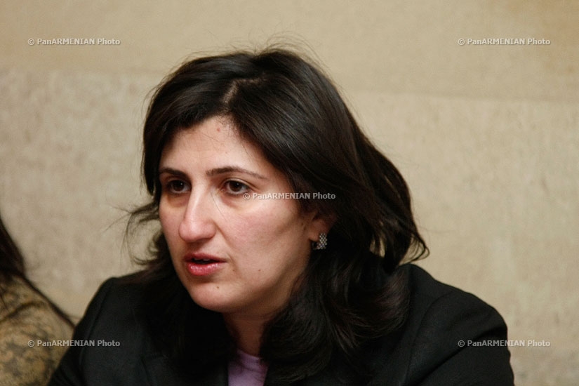 Press conference of Inessa Petrosyan, defense lawyer of Shant Harutyunyan
