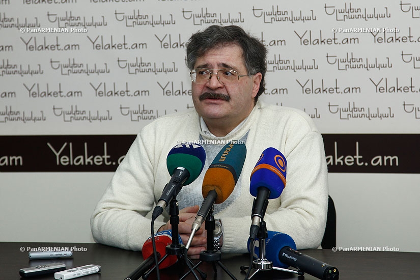 Press conference of political scientist Sergey Shakaryants 