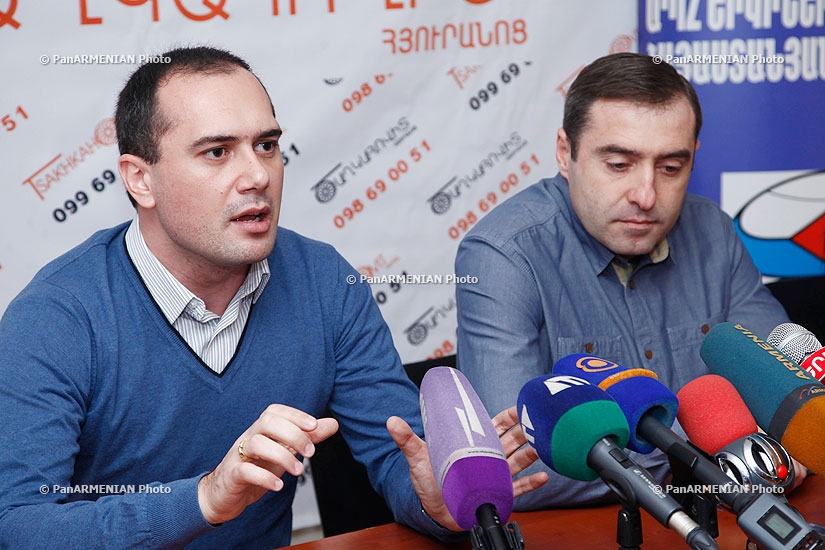 Press conference of Arab studies experts Sargis Grigoryan and Armen Petrosyan 