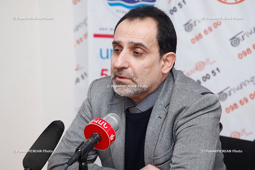 Press conference of National Consent party Leader Aram Harutyunyan