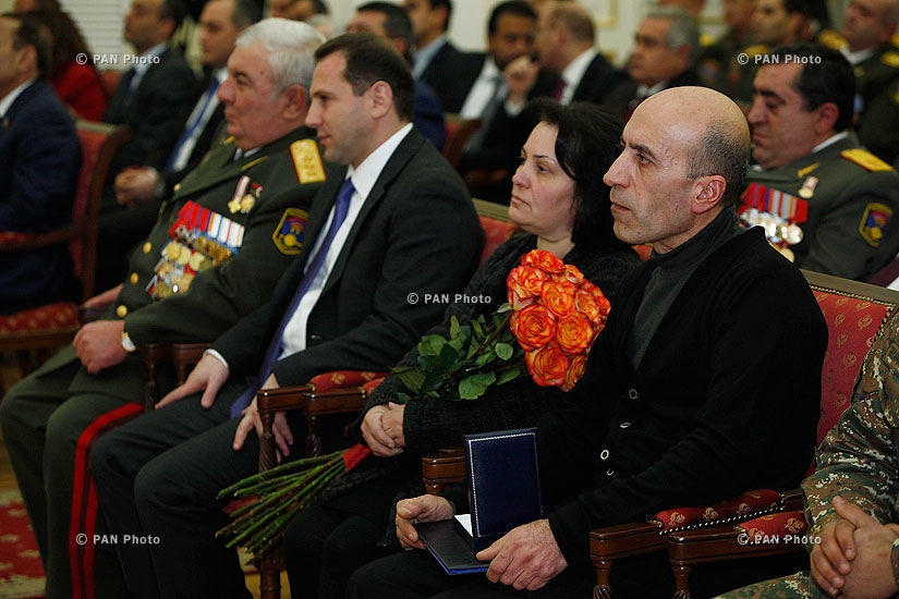 Церемония награждения, посвященная Дню армянской армии