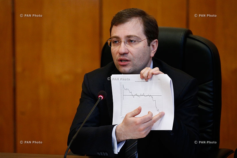 Press conference of RA Minister of Finance David Sargsyan 