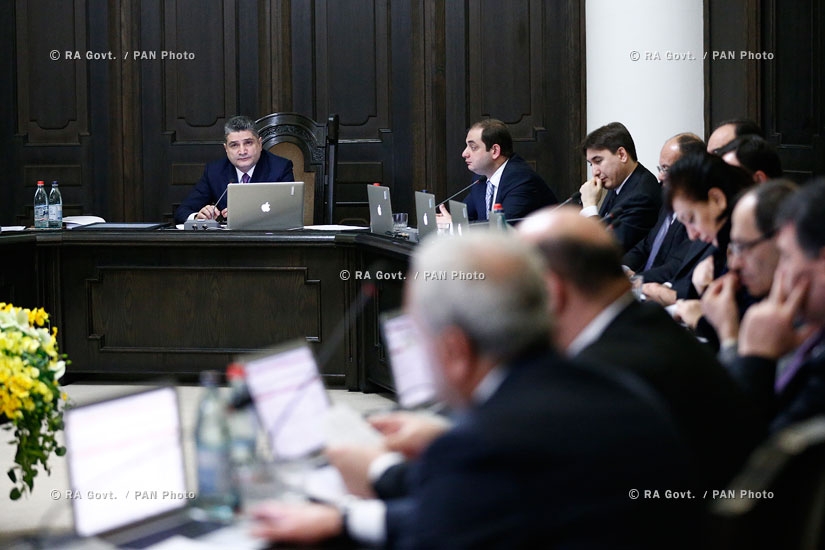 Правительство РА: Заседание Правительства