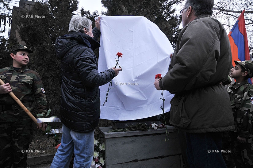 Monument to deceased members of ASALA unveiled in Vanadzor