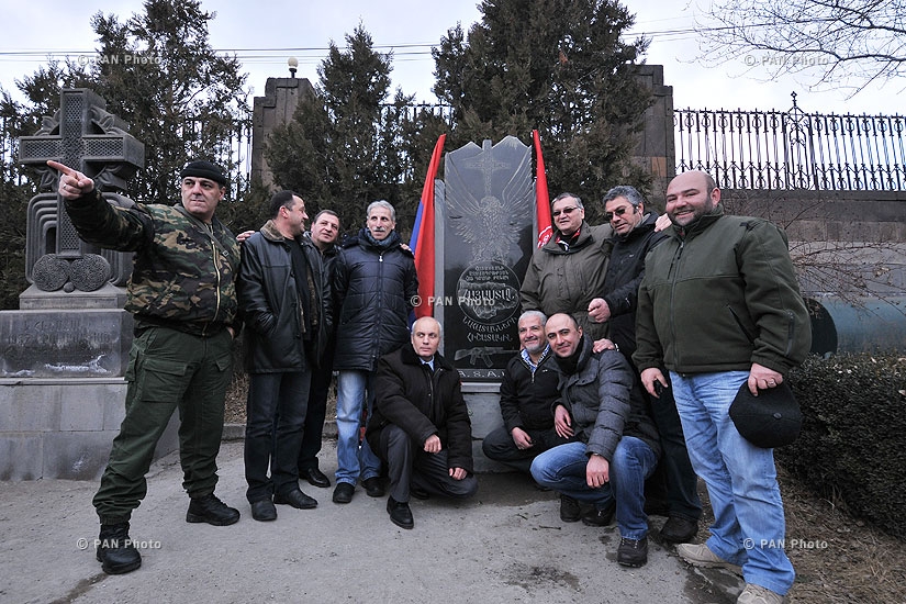 Monument to deceased members of ASALA unveiled in Vanadzor