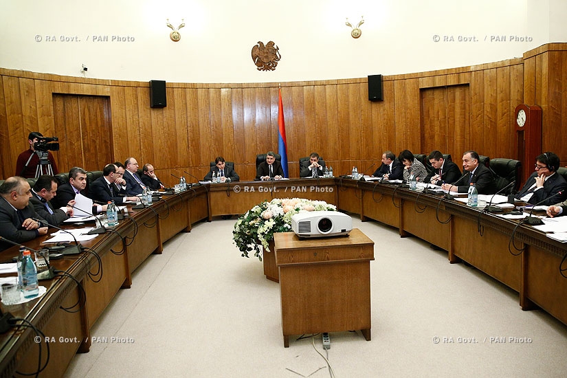 ՀՀ կառավարություն. Տնտեսական ոլորտը կարգավորող իրավական ակտերի բարեփոխումների խորհրդի հերթական նիստը