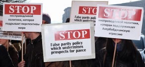 ARFD youth wing’s protest against OSCE Minsk Group remarks on violence at Armenian-Azerbaijani border