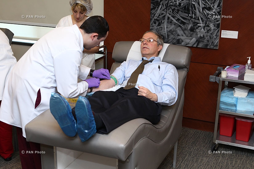 Blood donation campaign organized at U.S. embassy