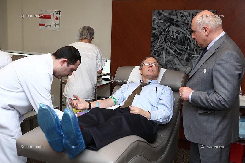 Blood donation campaign organized at U.S. embassy