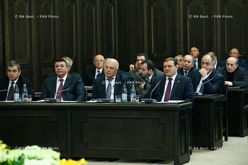 Правительство РА: Заседание Правительства