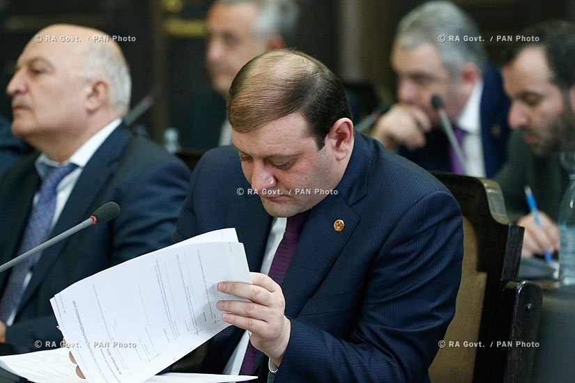 Правительство РА: Заседание Правительства