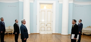 Посол Таиланда в Армении вручил свои верительные грамоты президенту Армении Сержу Саркисяну