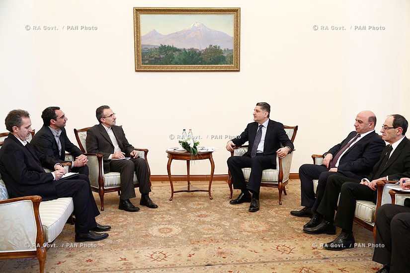 Правительство РА: Премьер-министр Тигран Саркисян принял послa Ирана в Армении Мохаммада Реиси 