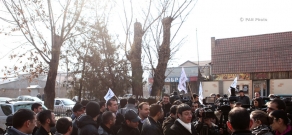 «Հայաստանի էլեկտրական ցանցեր» ՓԲԸ-ի աշխատակիցների բողոքի ակցիան ընդդեմ  պարտադիր կուտակային կենսաթոշակային համակարգի
