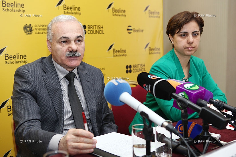 Meruzhan Mikaelyan and Arevik Saribekyan finalized the results of Beeline Scholarship program