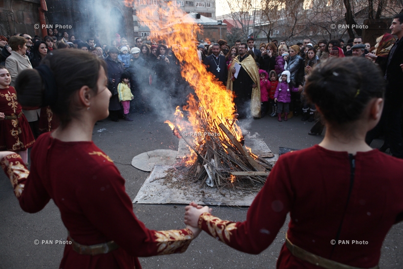 Tiarn’ndaraj (Trndez) celebrations in St. Zoravor Astvatsatsin Church 
