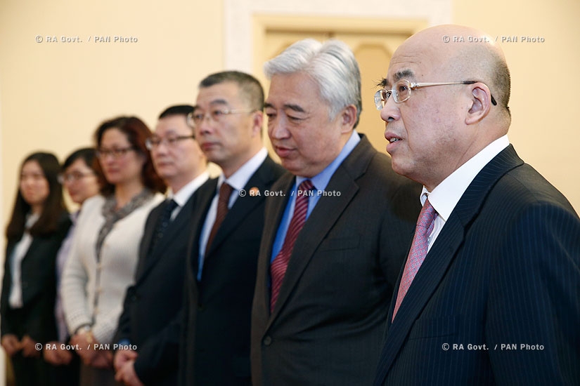 Правительство РА: Премьер Тигран Саркисян принял членов ЦК КП Китая