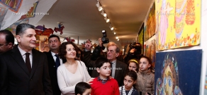 ՀՀ.Կառավարություն. Վարչապետ Տիգրան Սարգսյանը Գեղագիտության ազգային կենտրոնում մասնակցել է պատանեկան ցուցահանդեսին