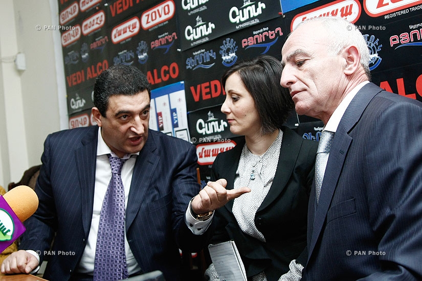 Press conference of Vardan Ayvazyan (RPA) and Lyova Khachatryan (PAP)