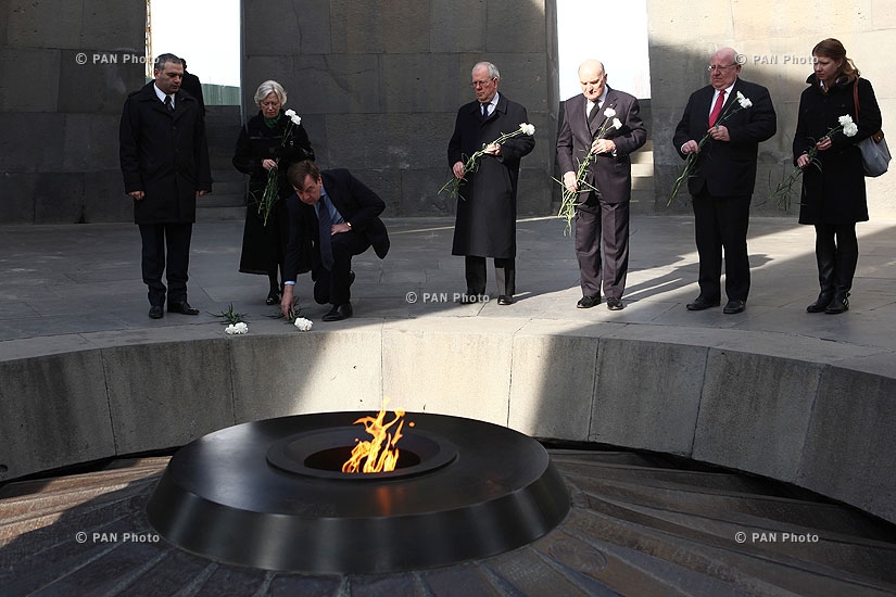 British group of the Inter-Parliamentary Union visited Tsitsernakaberd Memorial