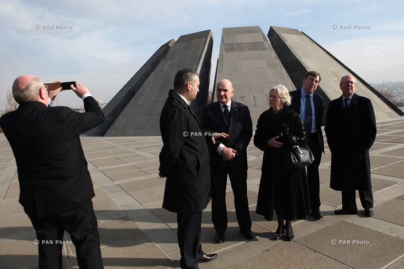 British group of the Inter-Parliamentary Union visited Tsitsernakaberd Memorial