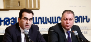 Правительство РА: Пресс-конференция заместителей министра экономики Армении Гарегина Мелконяна и Тиграна Арутюняна