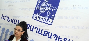 Пресс-конференция Рузанны Закарян, начальника управления социального обеспечения аппарата ереванского муниципалитета