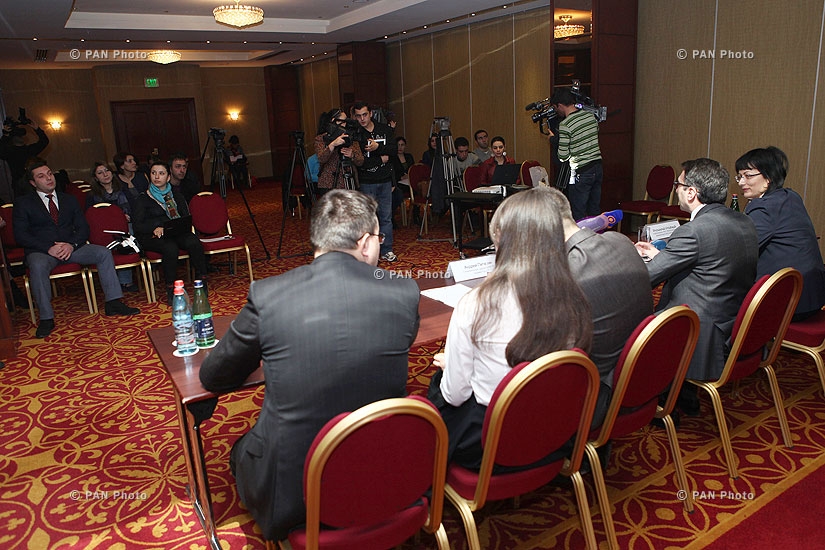 Пресс-конференция гендиректоров ЗАО «АрменТел» и Америабанак