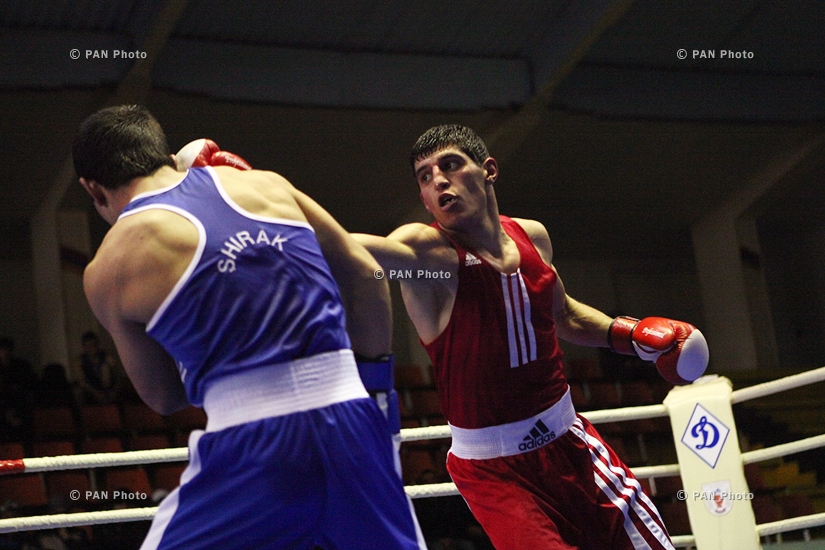 Armenian boxing championship among adults: Day 1