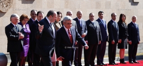 Welcoming ceremony for Georgian President Giorgi Margvelashvili 