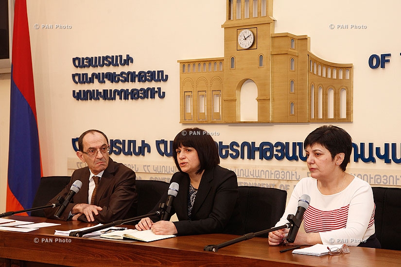 Press conference of Karine Minasyan and Shavarsh Kocharyan