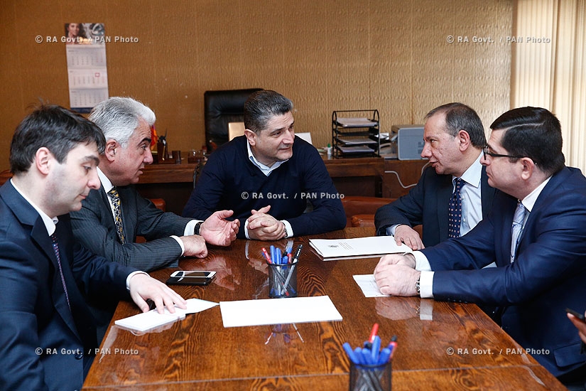 RA Govt.: Prime minister Tigran Sargsyan visits AJA Holding zone
